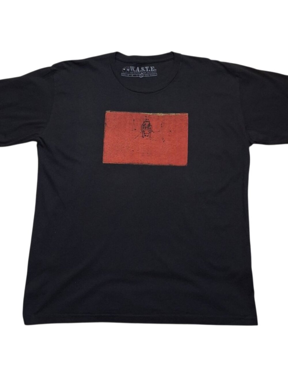 Radiohead Amnesiac T-Shirt Mens XL Black W.A.S.T.E NWOT NEW